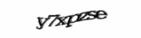 Security check image, please type the characters shown
